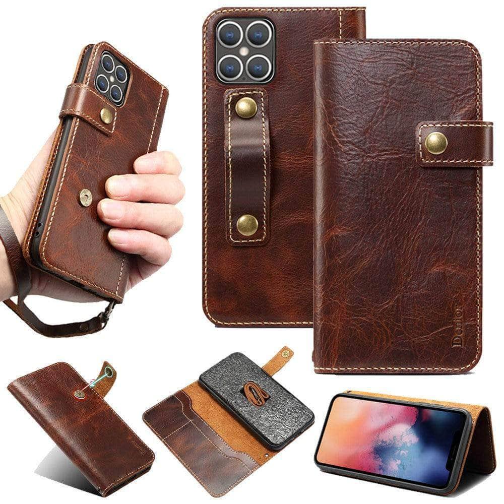 For Apple iPhone 12 2020 Leather Case iPhone Flip Cover Wallet - CaseBuddy