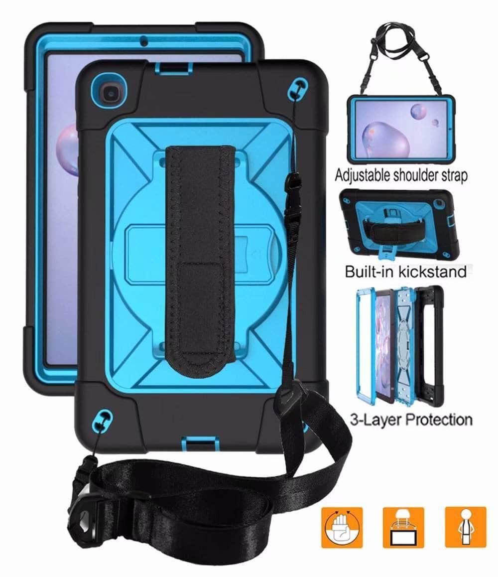 Full Protection Back Cover Galaxy Tab A 8.4 T307 2020 Shockproof Armor - CaseBuddy