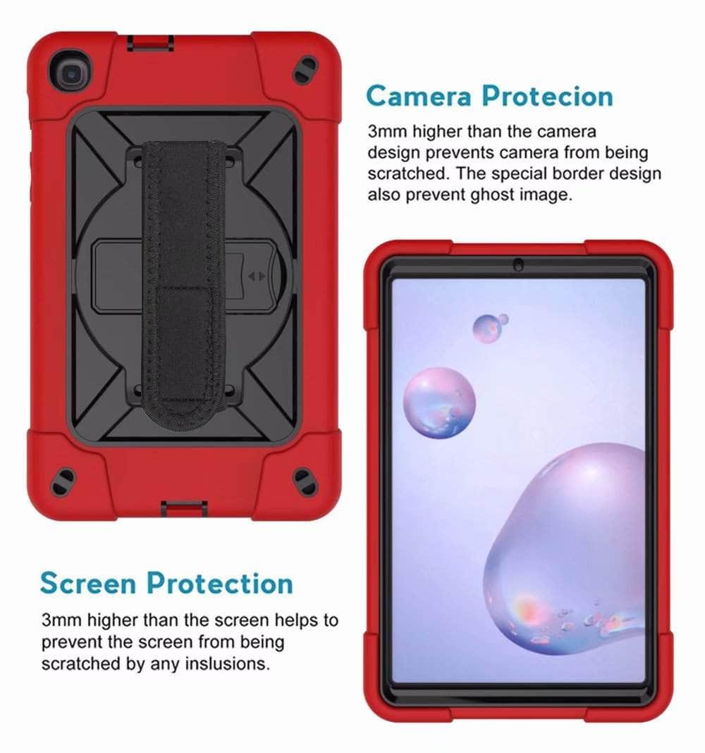 Full Protection Back Cover Galaxy Tab A 8.4 T307 2020 Shockproof Armor - CaseBuddy