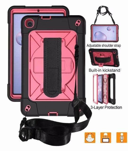 Full Protection Back Cover Galaxy Tab A 8.4 T307 2020 Shockproof Armor - CaseBuddy