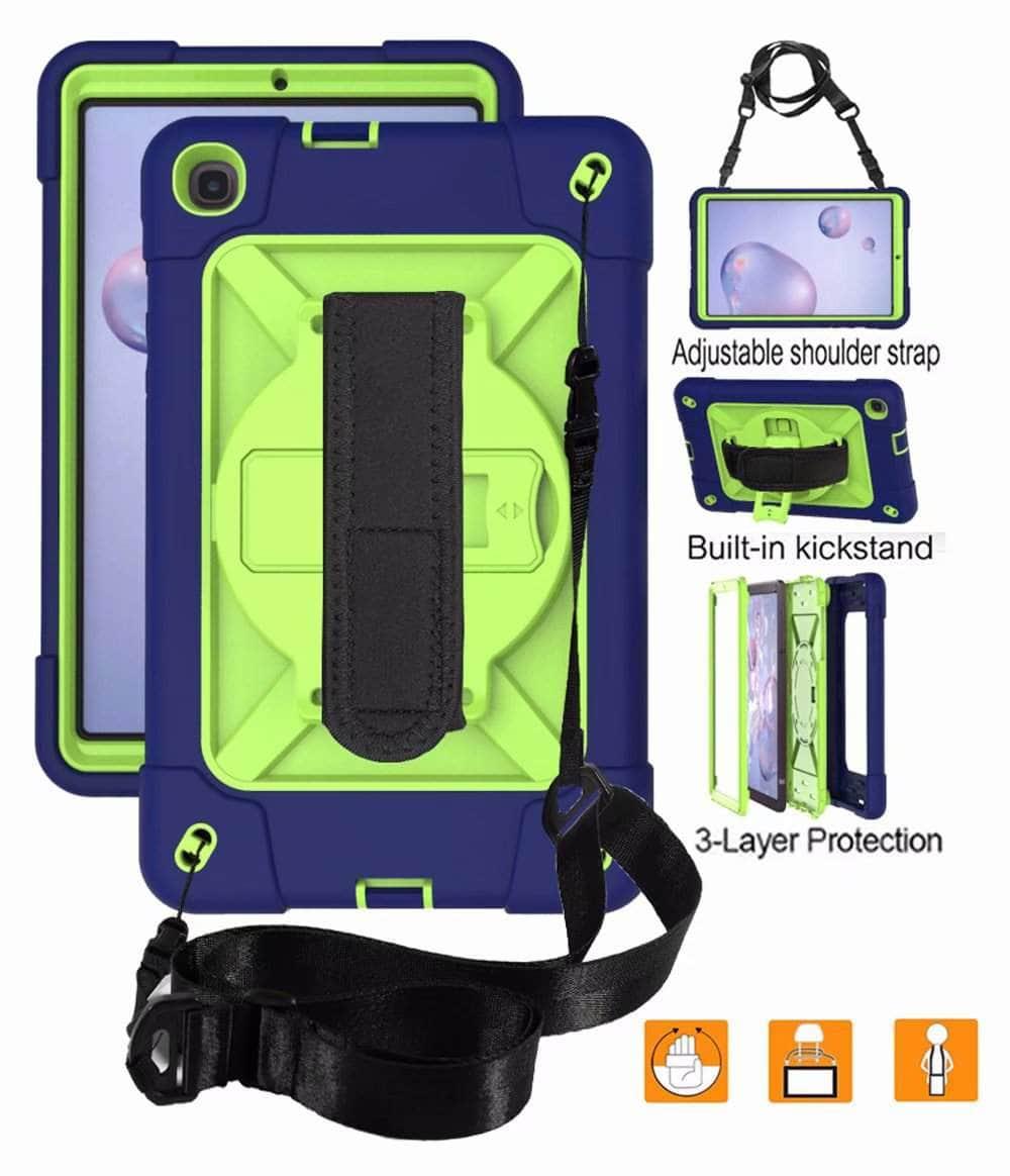 Full Protection Back Cover Galaxy Tab A 8.4 T307 2020 Shockproof Armor - CaseBuddy