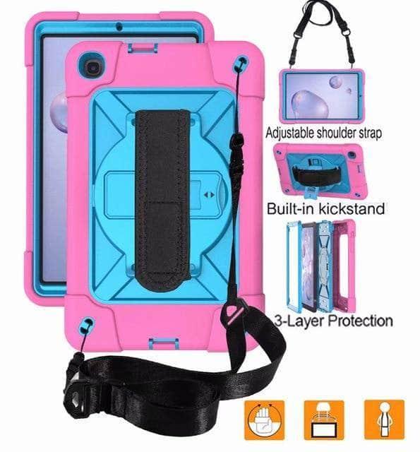Full Protection Back Cover Galaxy Tab A 8.4 T307 2020 Shockproof Armor - CaseBuddy