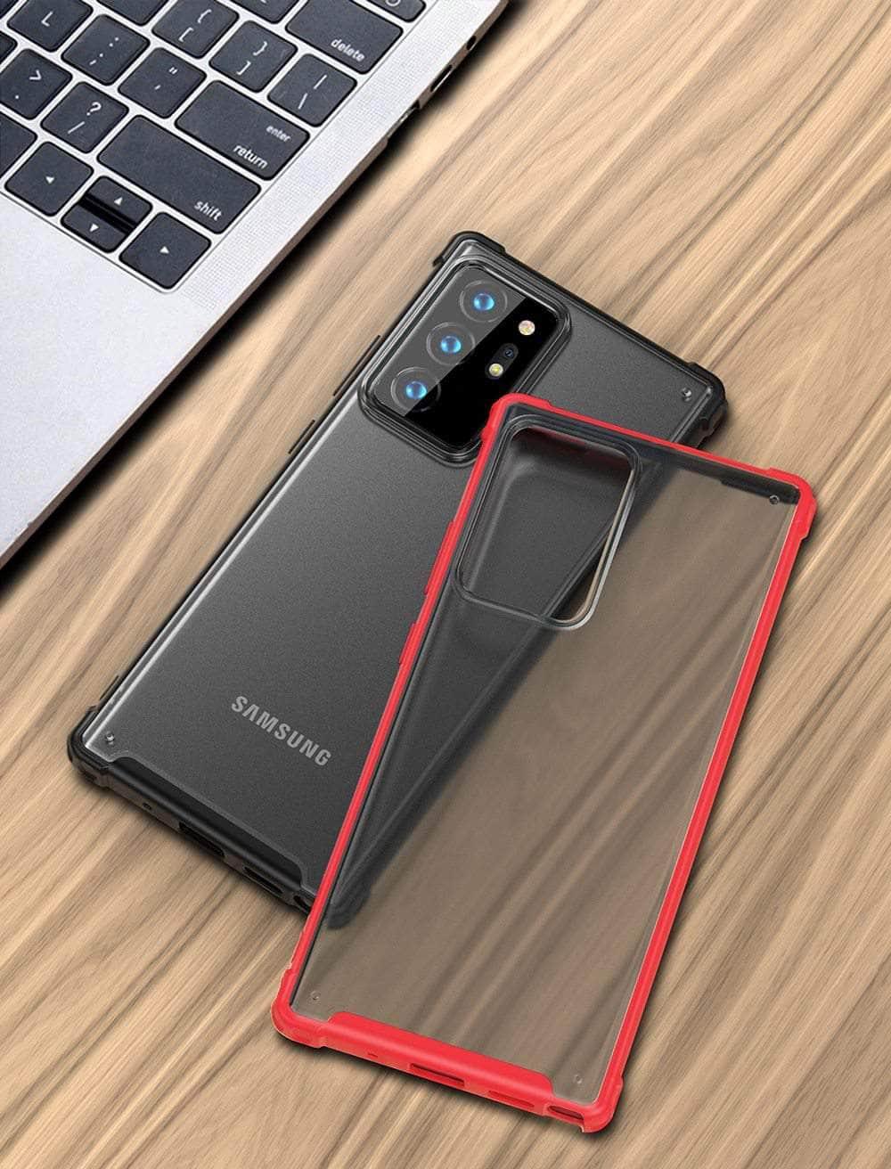 Galaxy Note 20 Ultra 10 S10 S20 Plus Luxury Frosted Transparent Shockproof Case - CaseBuddy