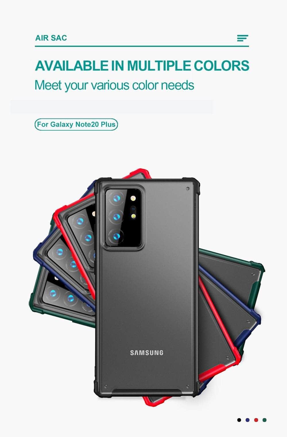 Galaxy Note 20 Ultra 10 S10 S20 Plus Luxury Frosted Transparent Shockproof Case - CaseBuddy