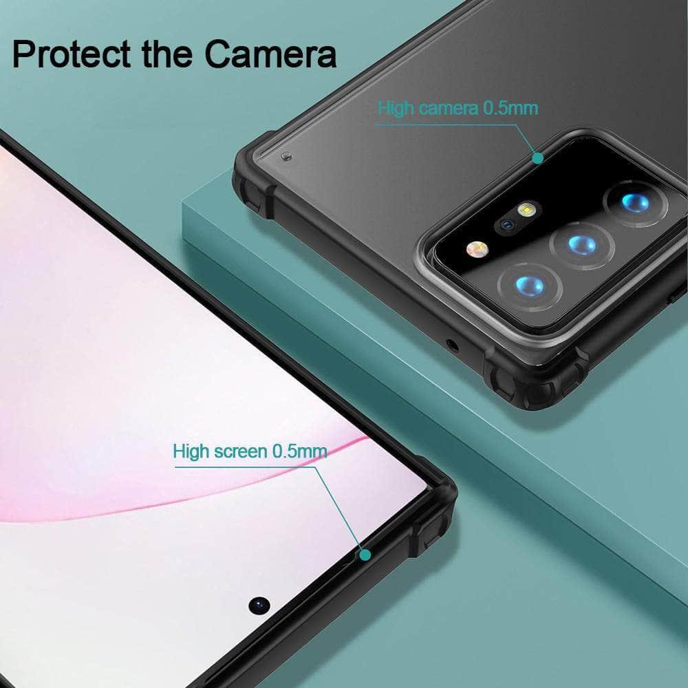 Galaxy Note 20 Ultra 10 S10 S20 Plus Luxury Frosted Transparent Shockproof Case - CaseBuddy