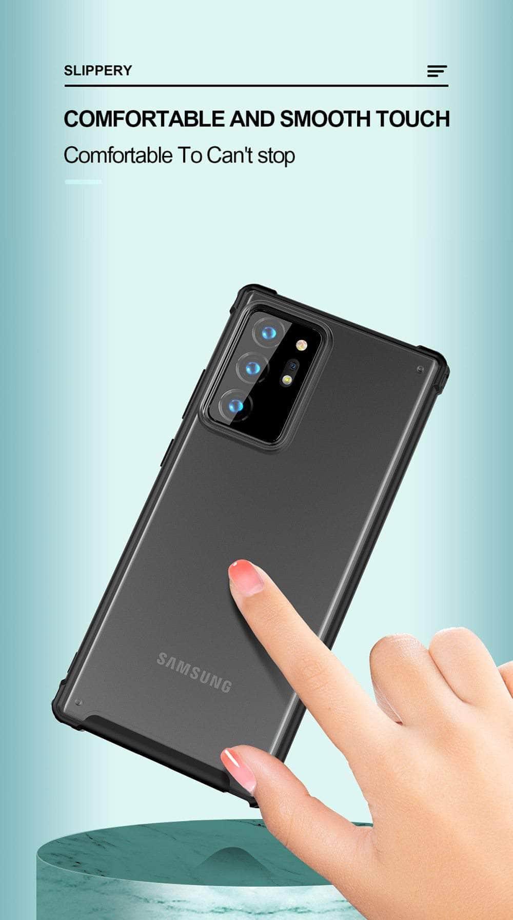 Galaxy Note 20 Ultra 10 S10 S20 Plus Luxury Frosted Transparent Shockproof Case - CaseBuddy