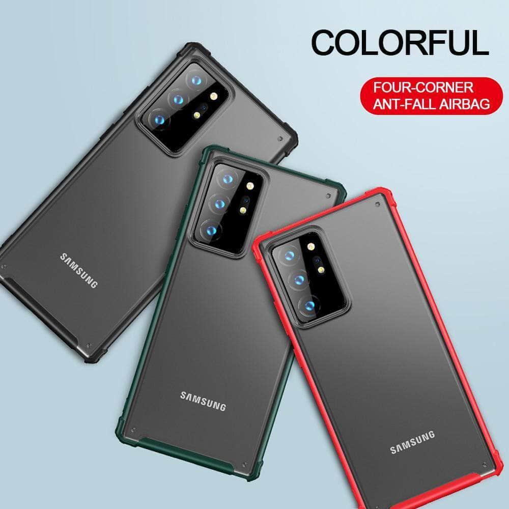 Galaxy Note 20 Ultra 10 S10 S20 Plus Luxury Frosted Transparent Shockproof Case - CaseBuddy