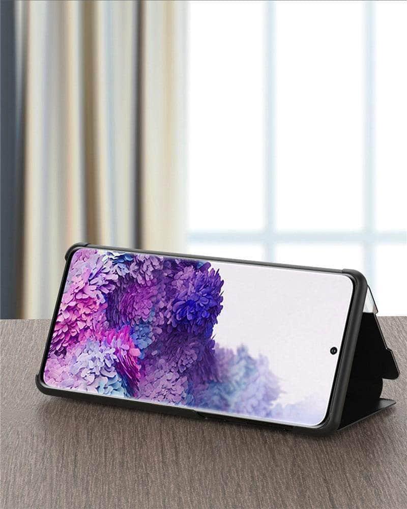 CaseBuddy Australia Casebuddy Galaxy S20 FE Lite Side Smart Window View Leather Case