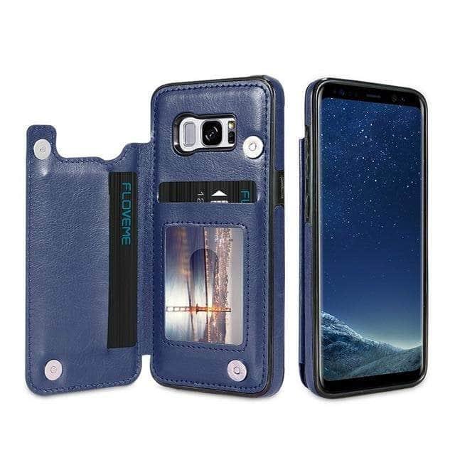 Galaxy S20 Plus S20 Ultra 5G Retro Vintage Wallet Case - CaseBuddy