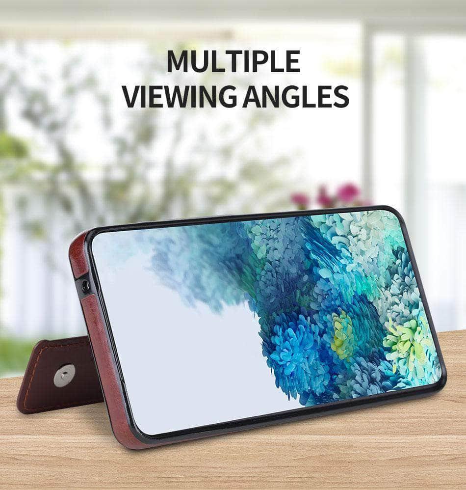 Galaxy S20 Plus S20 Ultra 5G Retro Vintage Wallet Case - CaseBuddy