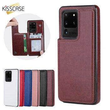 Galaxy S20 Plus S20 Ultra 5G Retro Vintage Wallet Case - CaseBuddy
