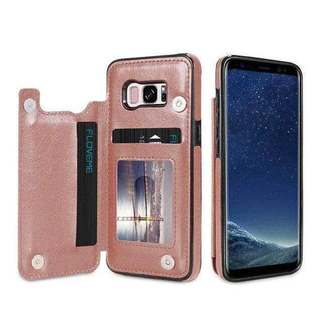 Galaxy S20 Plus S20 Ultra 5G Retro Vintage Wallet Case - CaseBuddy