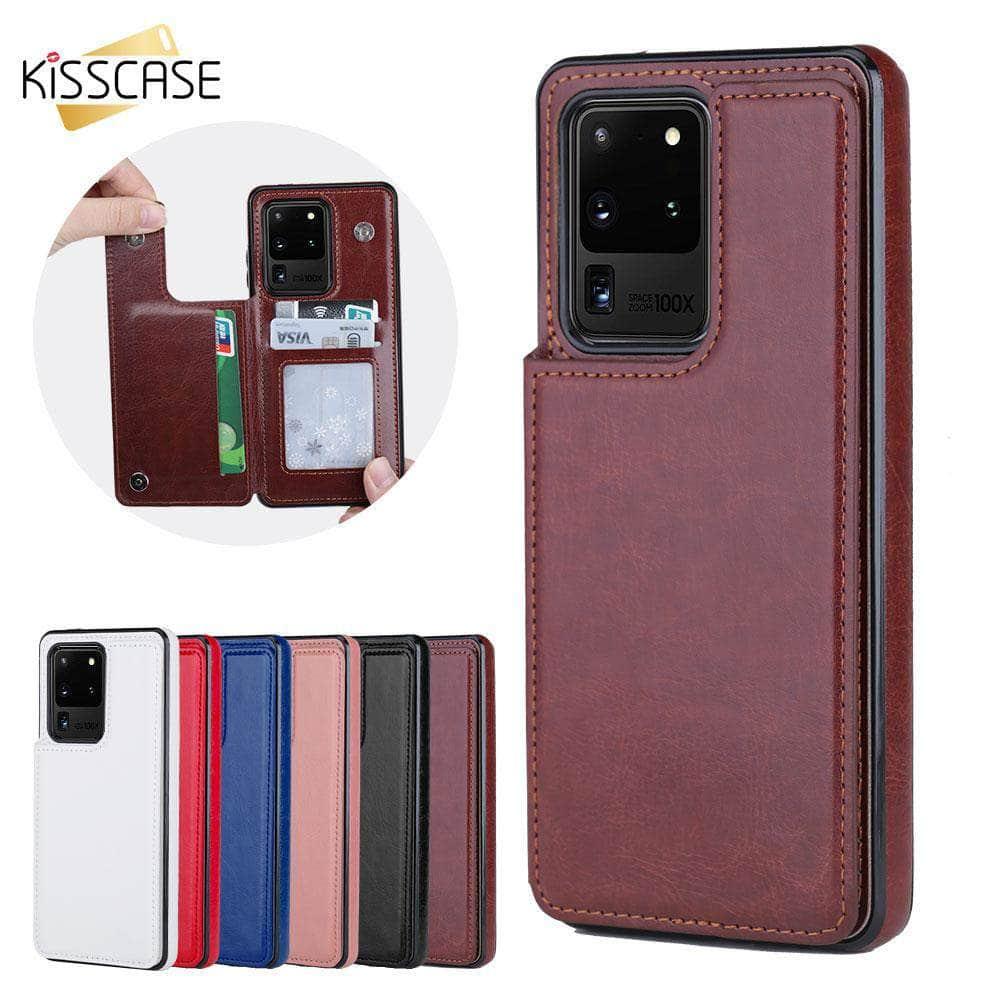 Galaxy S20 Plus S20 Ultra 5G Retro Vintage Wallet Case - CaseBuddy