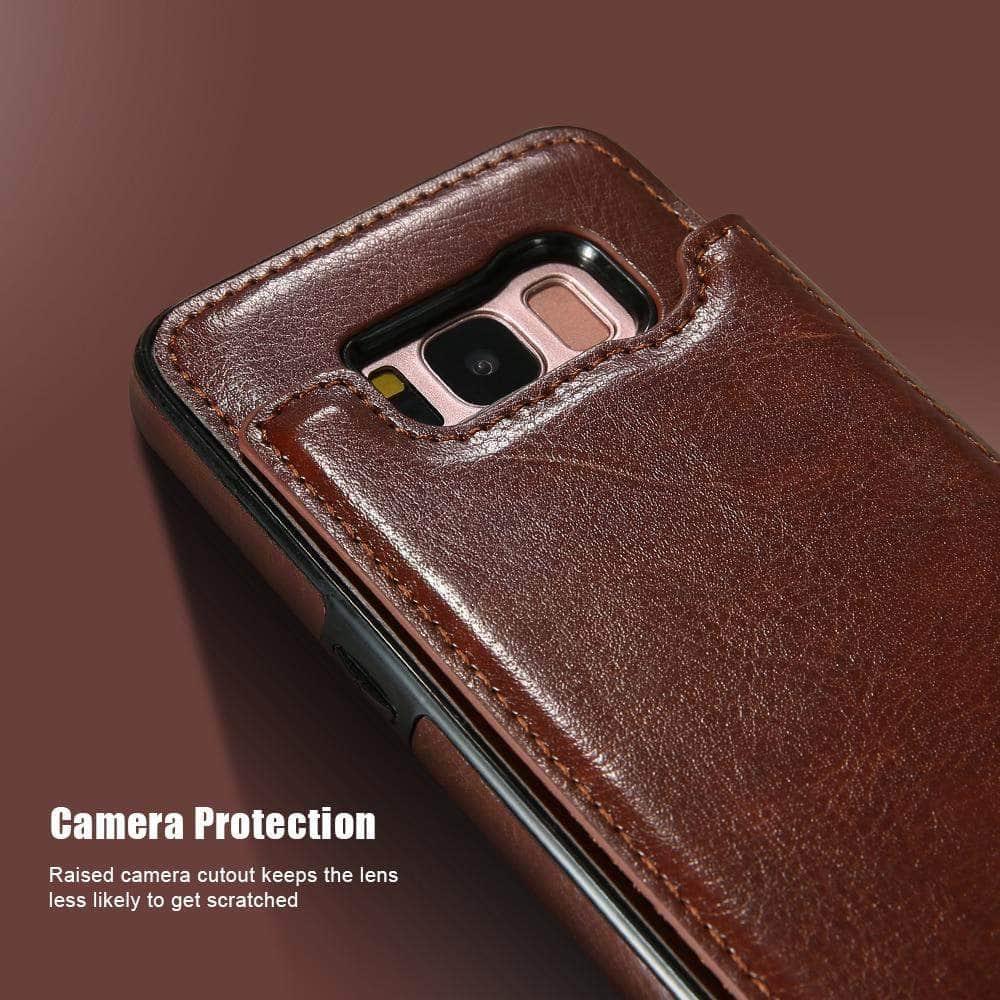 Galaxy S20 Plus S20 Ultra 5G Retro Vintage Wallet Case - CaseBuddy
