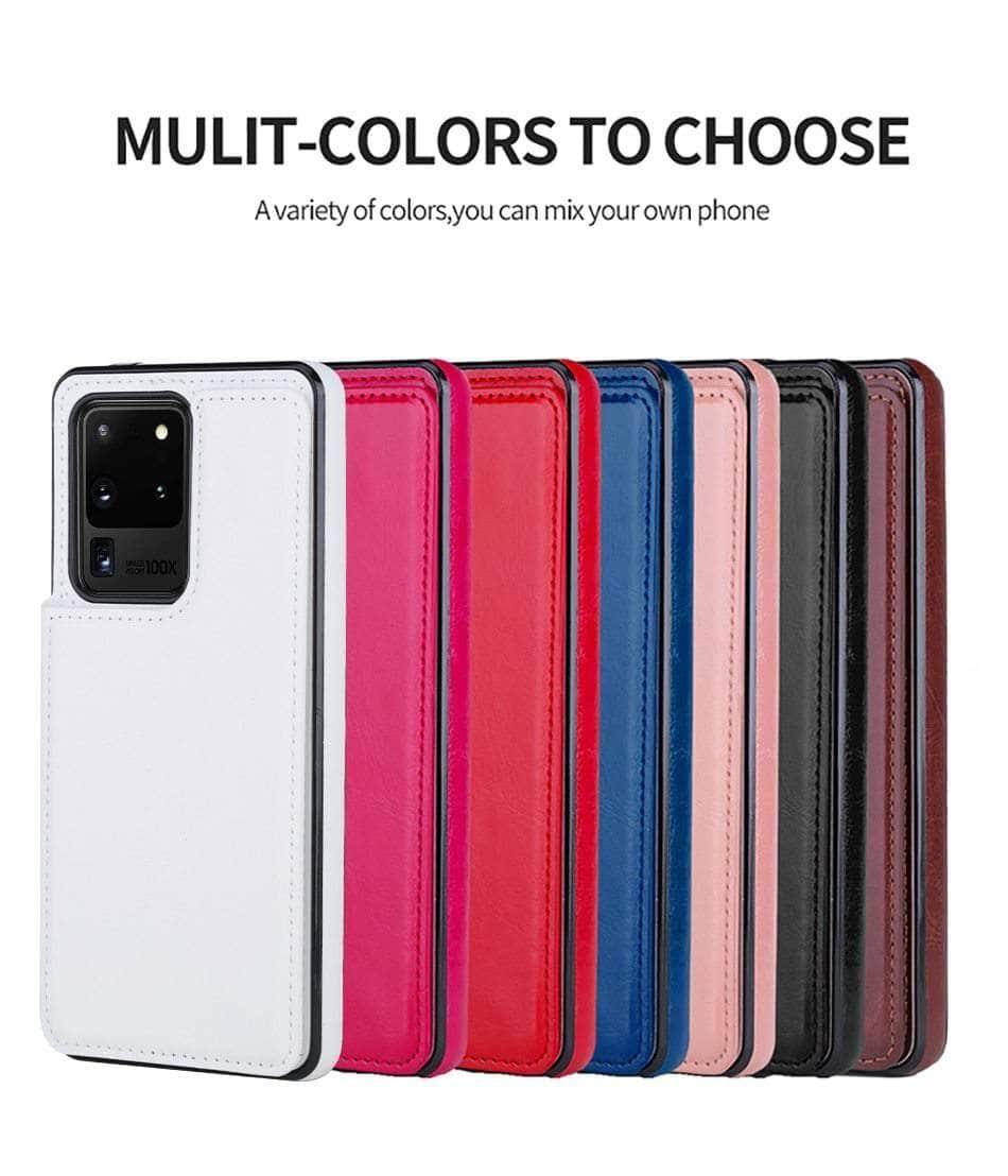 Galaxy S20 Plus S20 Ultra 5G Retro Vintage Wallet Case - CaseBuddy