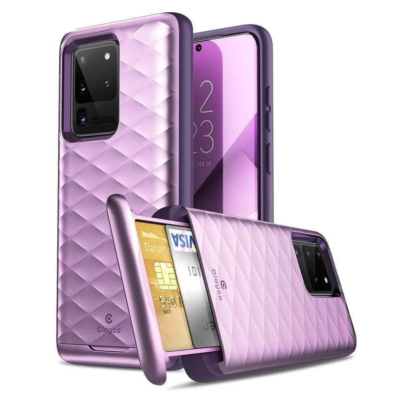 Casebuddy PC + TPU / Purple Galaxy S20 Ultra Argos Premium Hybrid Wallet