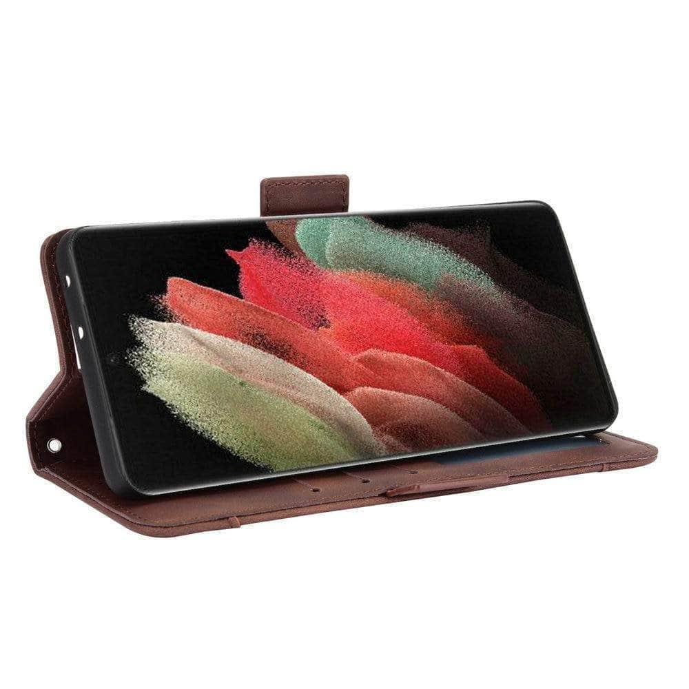 CaseBuddy Australia Casebuddy Galaxy S21 Removable Card Slot Leather Cover