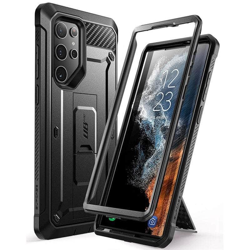 Casebuddy PC + TPU / Black Galaxy S22 Ultra SUPCASE UB Pro Full-Body Holster