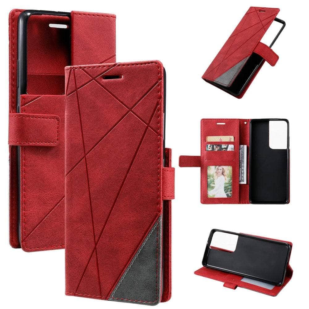 Casebuddy Galaxy S23 Ultra Leather Business Wallet Book