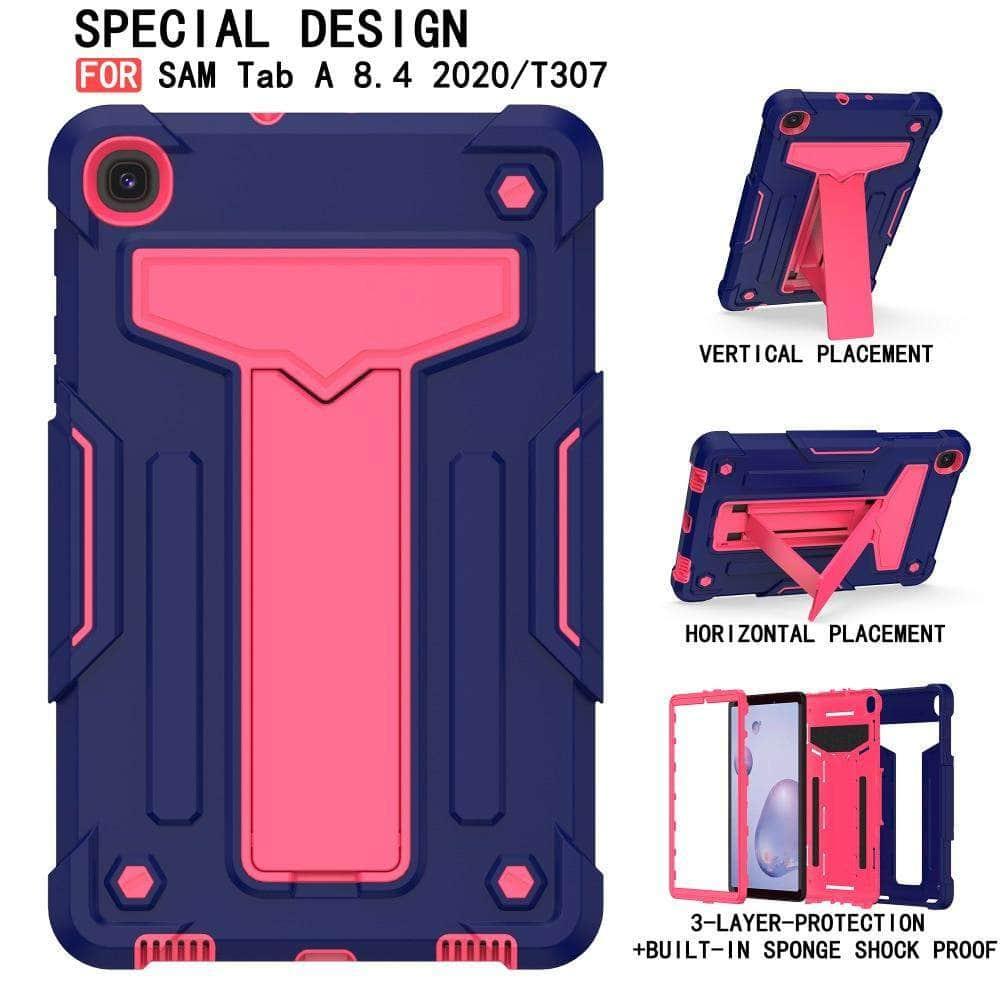 Galaxy Tab A 8.4 T307 2020 Shockproof Armor Heavy Protective Rugged Duty Case - CaseBuddy