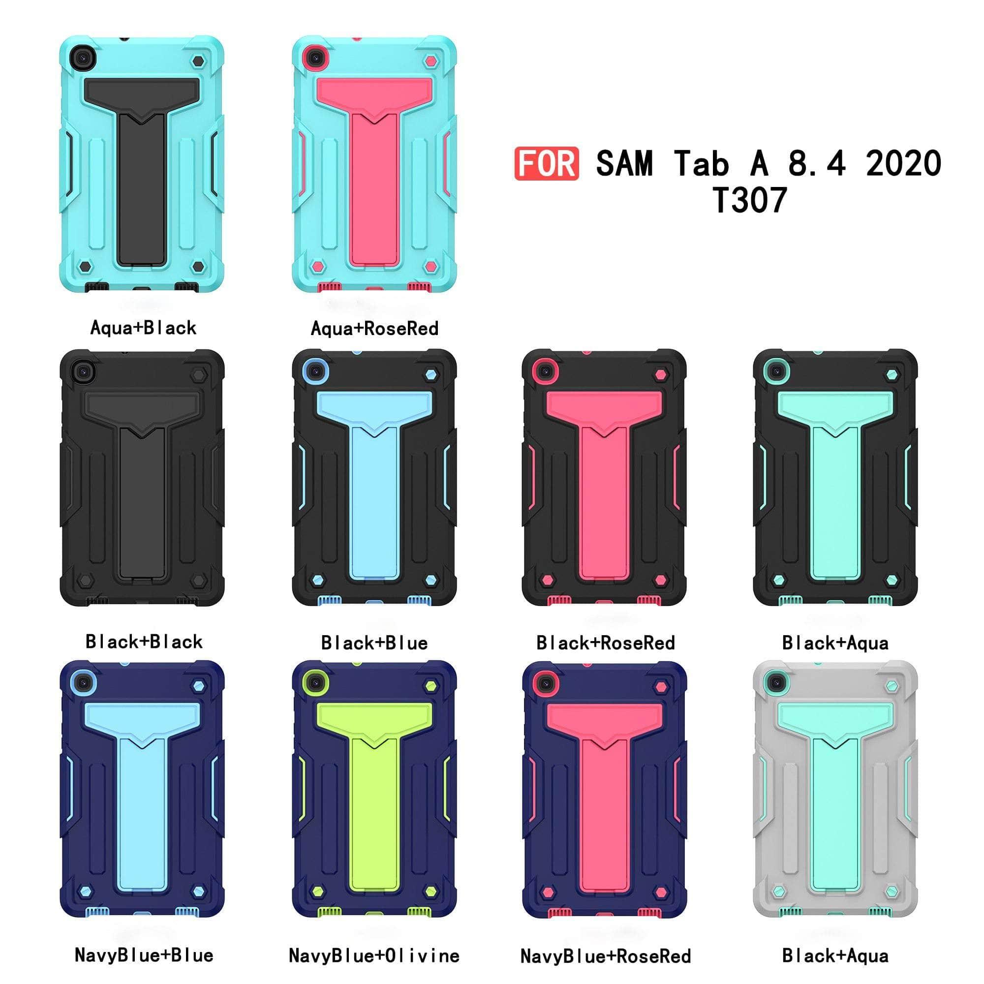 Galaxy Tab A 8.4 T307 2020 Shockproof Armor Heavy Protective Rugged Duty Case - CaseBuddy