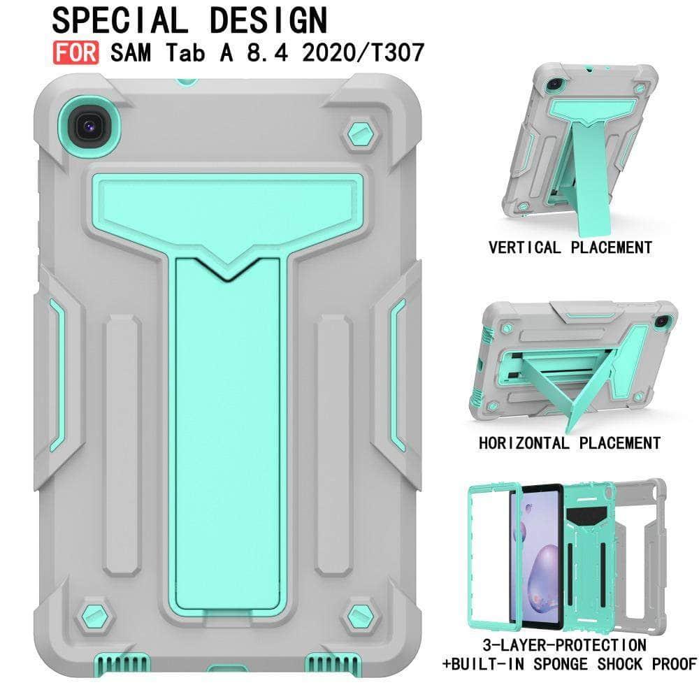 Galaxy Tab A 8.4 T307 2020 Shockproof Armor Heavy Protective Rugged Duty Case - CaseBuddy