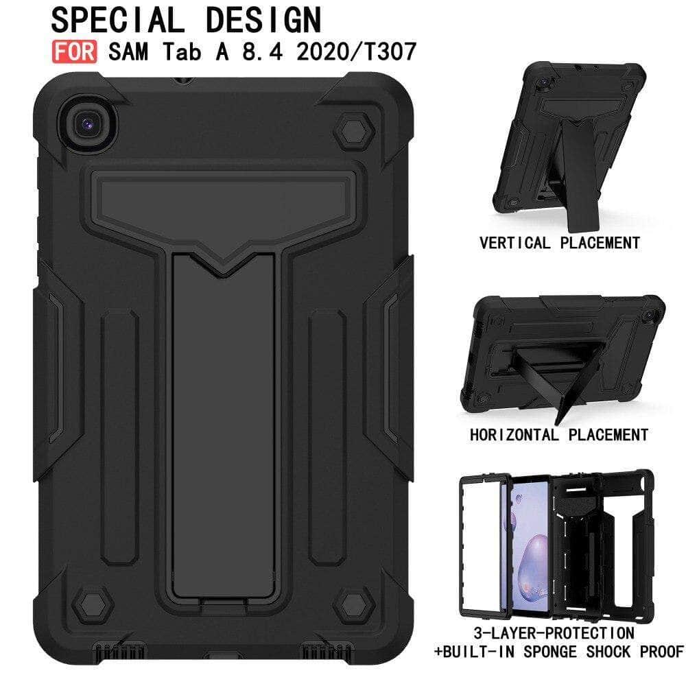 Galaxy Tab A 8.4 T307 2020 Shockproof Armor Heavy Protective Rugged Duty Case - CaseBuddy