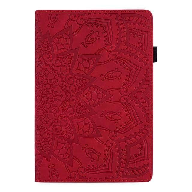 Galaxy Tab A7 10.4 2 T500 T505 Classic Flower Leather Cover - CaseBuddy