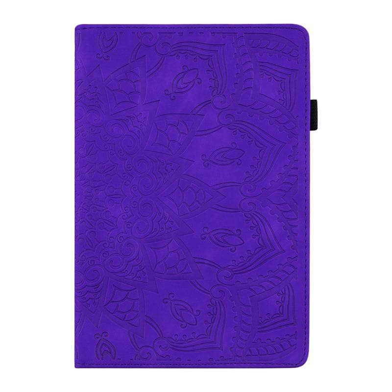 Galaxy Tab A7 10.4 2 T500 T505 Classic Flower Leather Cover - CaseBuddy