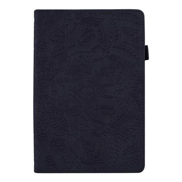 Galaxy Tab A7 10.4 2 T500 T505 Classic Flower Leather Cover - CaseBuddy