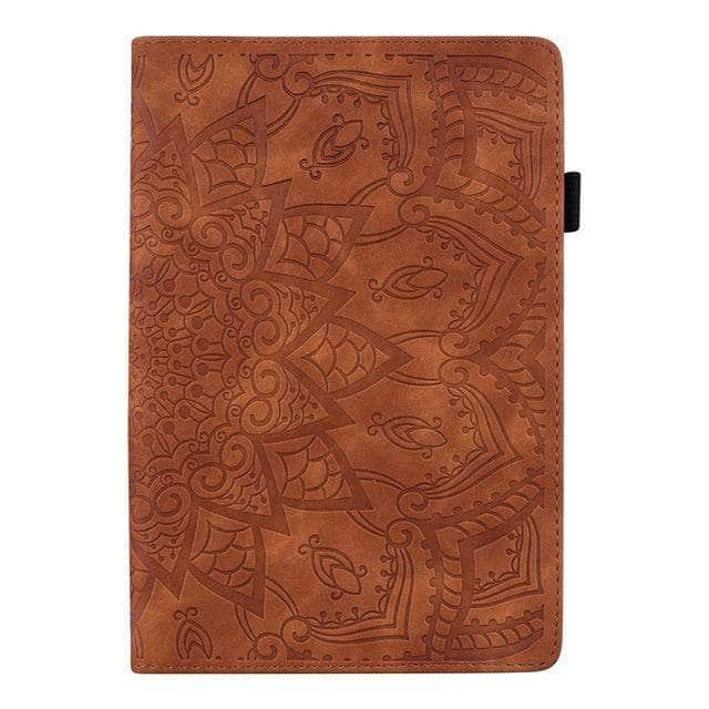 Galaxy Tab A7 10.4 2 T500 T505 Classic Flower Leather Cover - CaseBuddy