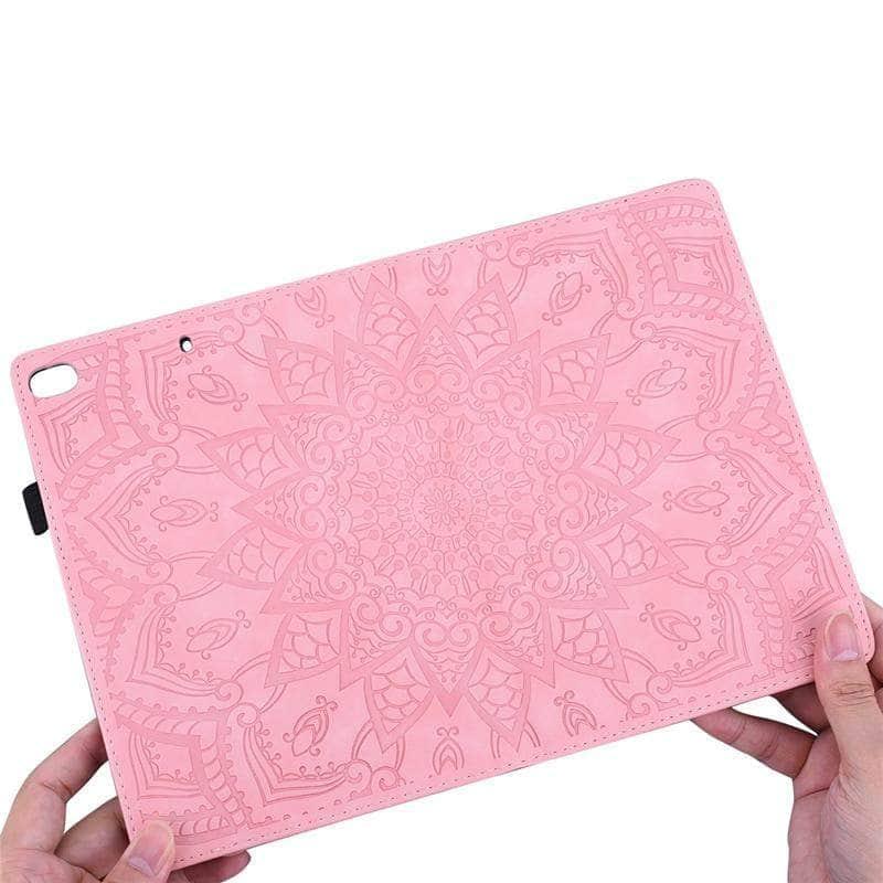 Galaxy Tab A7 10.4 2 T500 T505 Classic Flower Leather Cover - CaseBuddy