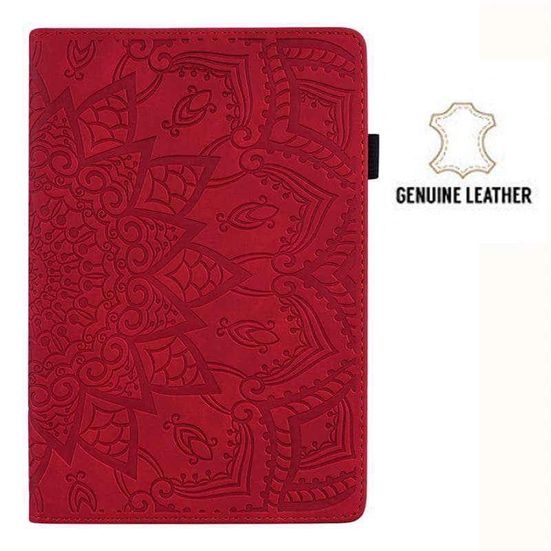 Galaxy Tab A7 10.4 2 T500 T505 Classic Flower Leather Cover - CaseBuddy