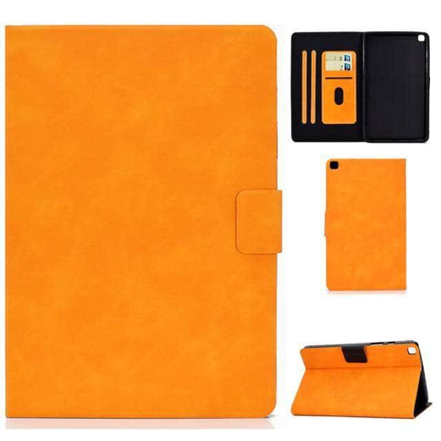 CaseBuddy Australia Casebuddy Khaki / Tab A7 Lite 8.7 inch Galaxy Tab A7 Lite T220 T225 Business Thin Leather Case