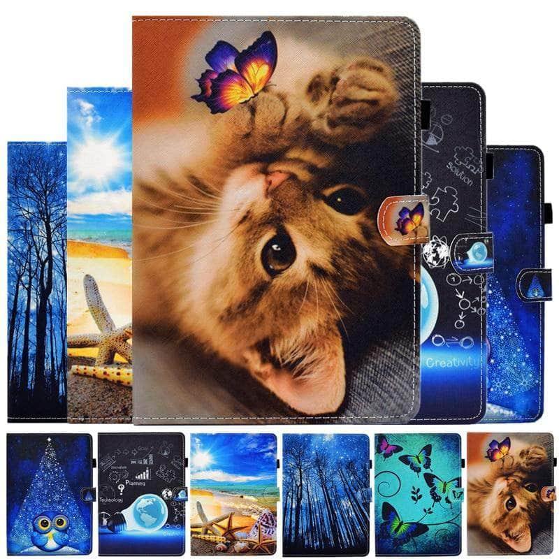 CaseBuddy Australia Casebuddy Galaxy Tab A7 Lite T220 T225 Cartoon Leather Stand Case