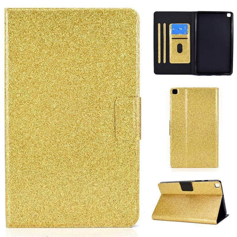 CaseBuddy Australia Casebuddy Galaxy Tab A7 Lite T220 T225 Glitter Bling Leather Case