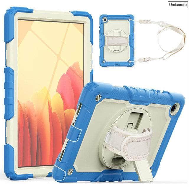 CaseBuddy Australia Casebuddy 03 Candy Blue / Tab A8 10.5 X200 Galaxy Tab A8 10.5 (2022) Kids Shock Proof Stand Cover