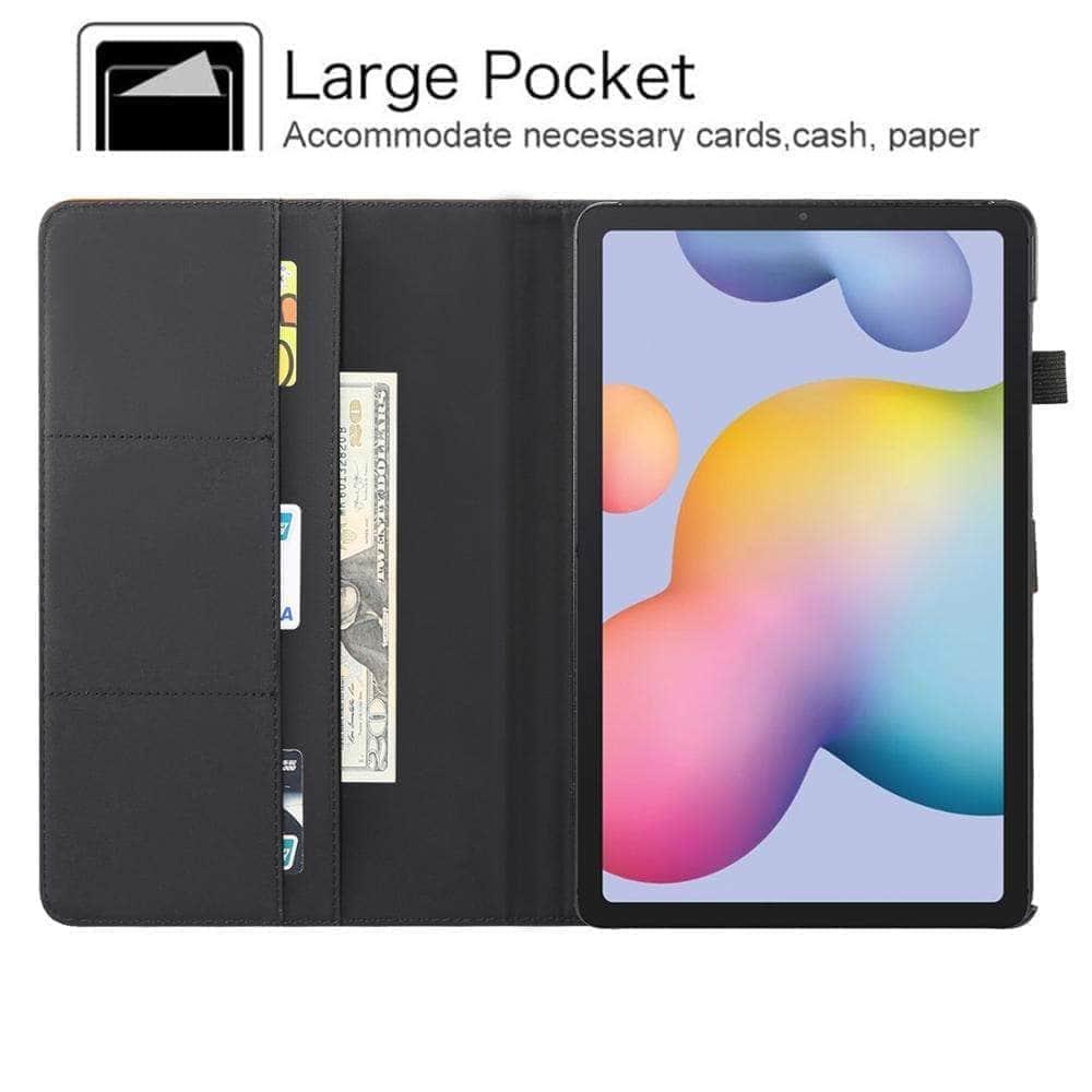 CaseBuddy Australia Casebuddy Galaxy Tab S6 Lite 10.4 P610 P615 Premium PU Leather Stand with Pencil Holder