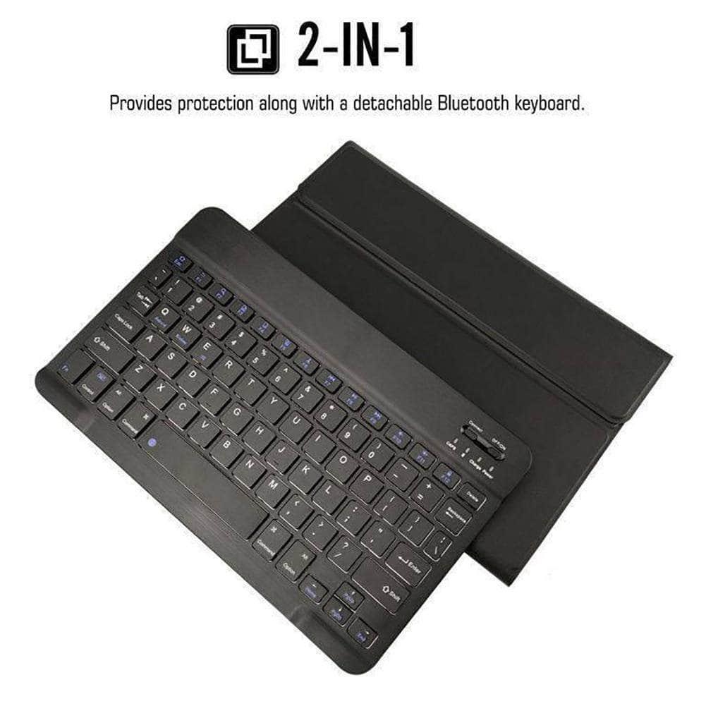 Galaxy Tab S7 11 T870 T875 Detachable Slim Shockproof Bluetooth Keyboard Case - CaseBuddy