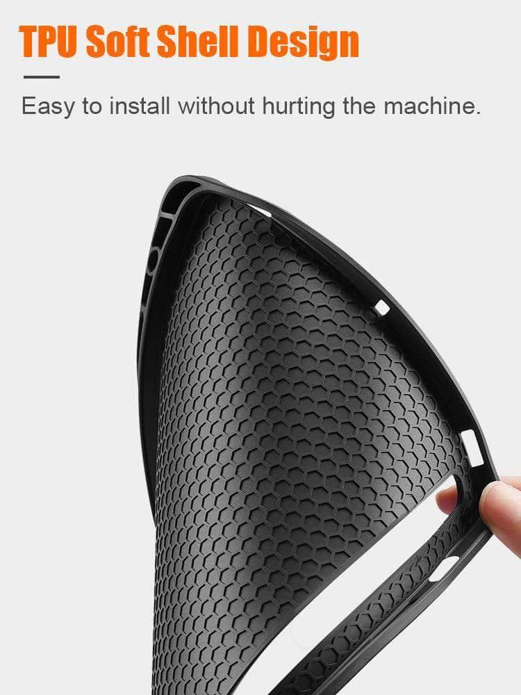 Galaxy Tab S7 T870 T875 Pencil Holder Soft TPU Back Shell Magnetic Smart Case - CaseBuddy