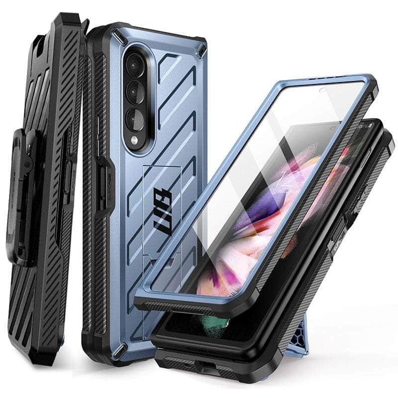 Casebuddy Tilt / PC + TPU Galaxy Z Fold 3 SUPCASE UB Rugged Belt Clip Case