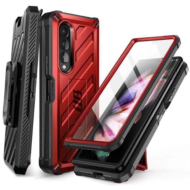 Casebuddy Ruddy / PC + TPU Galaxy Z Fold 3 SUPCASE UB Rugged Belt Clip Case