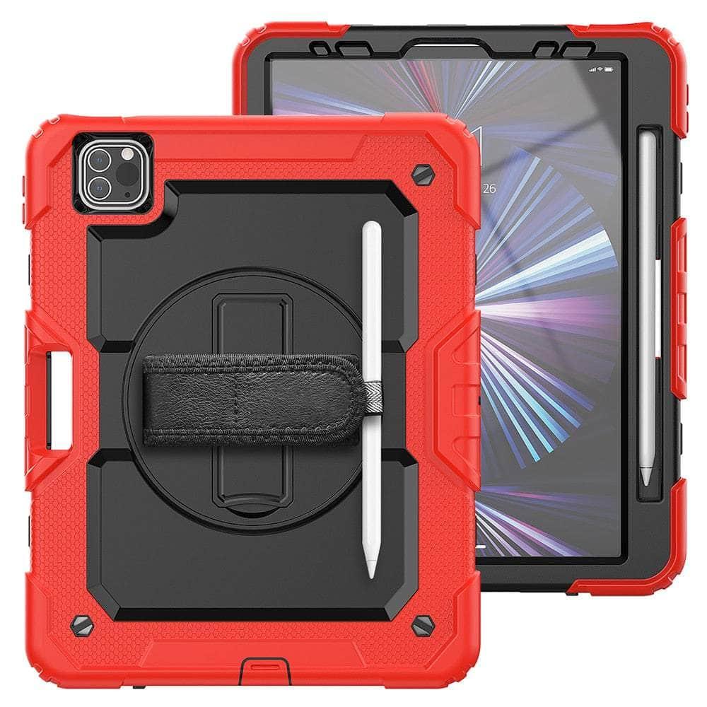 Casebuddy Red / iPad Pro 12.9 2022 Heavy Duty iPad Pro 12.9 2022 Case