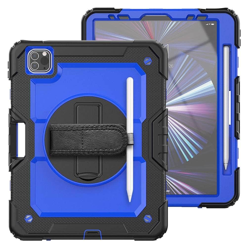 Casebuddy Dark blue PC / iPad Pro 12.9 2022 Heavy Duty iPad Pro 12.9 2022 Case