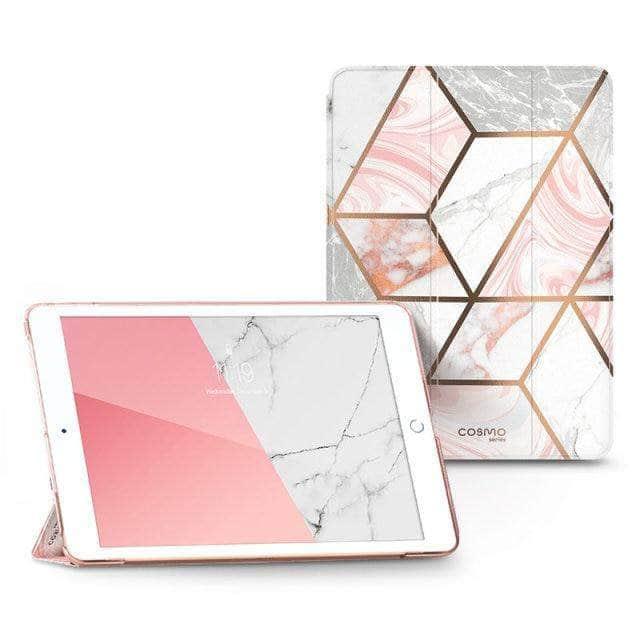 CaseBuddy Australia Casebuddy Marble I-BLASON iPad 10.2 Cosmo Marble Trifold Stand Case