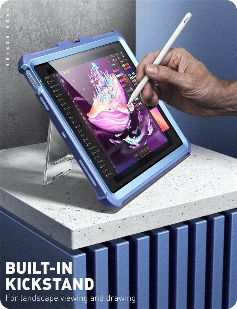 CaseBuddy Australia Casebuddy I-BLASON iPad Air 4 Ares Built-in Screen Protector Cover