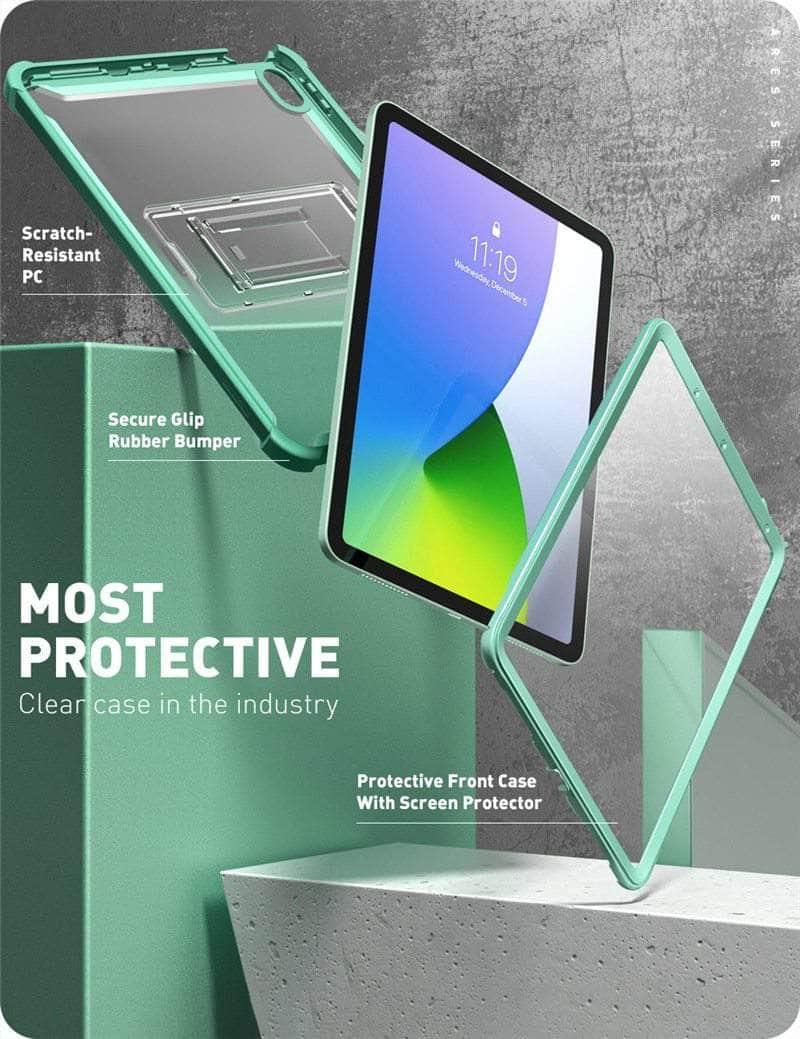 CaseBuddy Australia Casebuddy I-BLASON iPad Air 4 Ares Built-in Screen Protector Cover