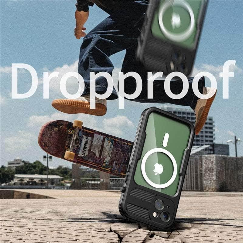 Casebuddy IP68 Waterproof iPhone 14 Plus Diving Wireless Charging Case