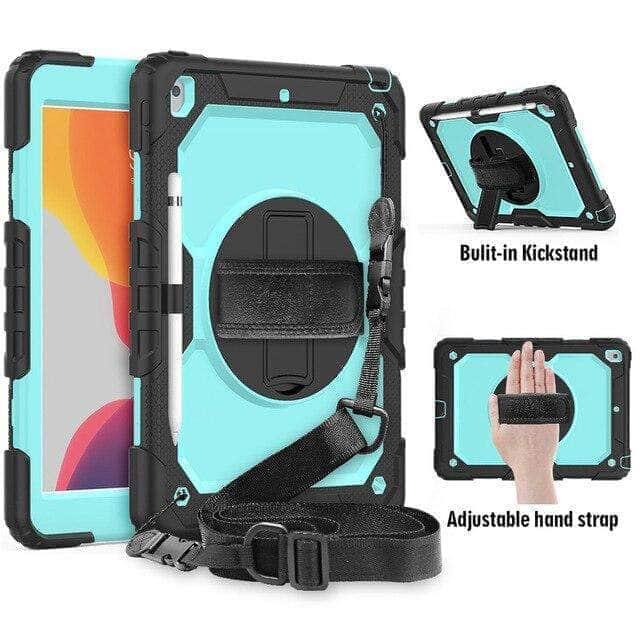 CaseBuddy Casebuddy A4 iPad 10.2 2019/2020 (iPad 7/8) 360 Rotating Protective Case Strap