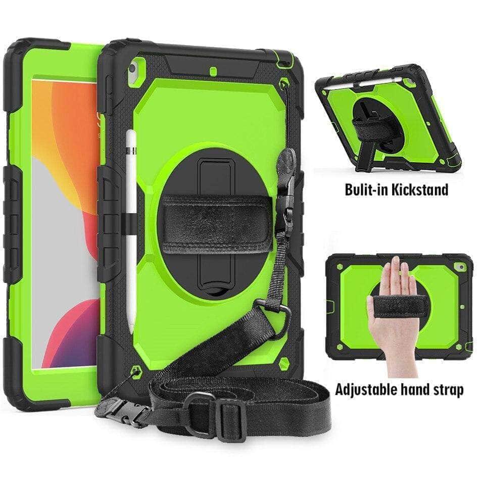 CaseBuddy Casebuddy iPad 10.2 2019/2020 (iPad 7/8) 360 Rotating Protective Case Strap
